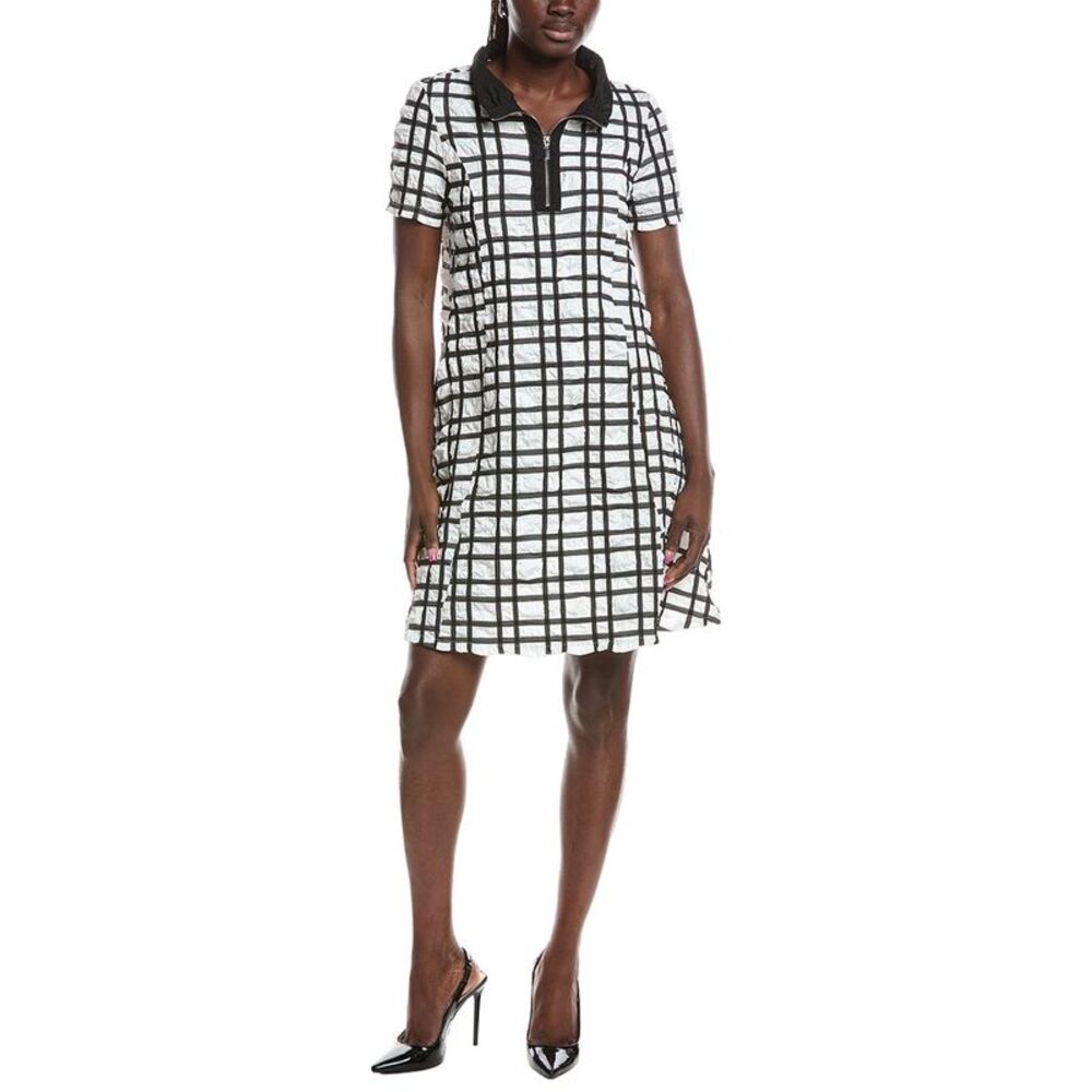 Joseph Ribkoff Womens Printed Mini Dress, Black